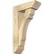 Ekena Millwork Olympic Slat Rough Sawn Bracket w/ Offset Brace, Douglas Fir, 6"W x 18"D x 30"H BKT0604X18X30OLY06RDF - alternate 1